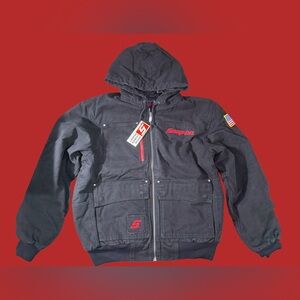 Snap-On Black Canvas Quilted Workwear Bomber Jacket - NWT - Men’s M and L avail